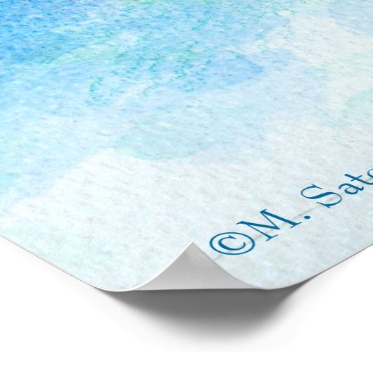 四羽の白鳥の踊りアートプリント POSTER (Hoek)