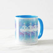 四羽の白鳥の踊りマグカップ MOK (Voorkant rechts)