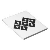 四 つ 結 二 つ NOTITIEBLOK (Schuin)