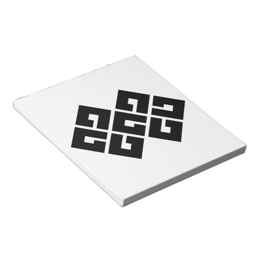 四 つ 結 二 つ NOTITIEBLOK (Schuin)