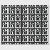 囧 Jiong Chinese Orz Asian Meme Hanzi Emoticon Cadeaupapier (Vlak)