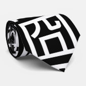 囧 Jiong Chinese Orz Asian Meme Hanzi Emoticon Stropdas (Opgerold)