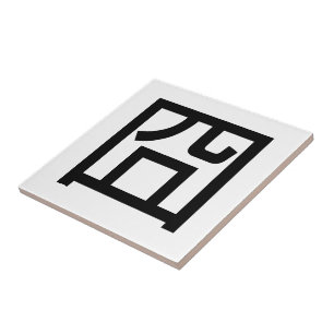 囧 Jiong Chinese Orz Asian Meme Hanzi Emoticon Tegeltje