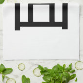 囧 Jiong Chinese Orz Asian Meme Hanzi Emoticon Theedoek (Gevouwen)