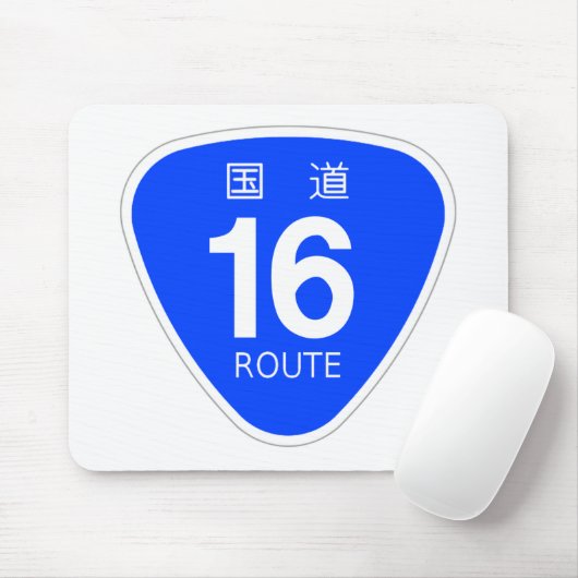 国道16号線ー国道標識 MUISMAT (Met muis)