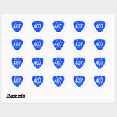 国道407号線ー国道標識 RONDE STICKER (Vel)