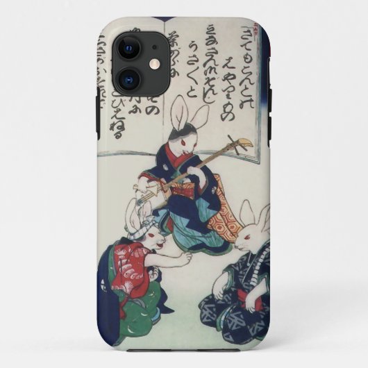 國 Ken Rabbit Epidemic Kuniyoshi Fine Art Case-Mate iPhone Case (Achterkant)