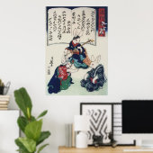 國 Ken Rabbit Epidemic Kuniyoshi Fine Art Poster (Thuiskantoor)