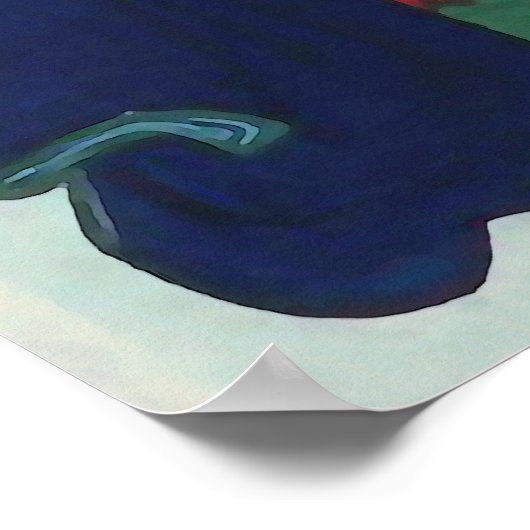 國 Ken Rabbit Epidemic Kuniyoshi Fine Art Poster (Hoek)