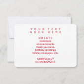 圣 节 乐 (vrolijk kerstfeest in het Chinees) Kaart (Achterkant)