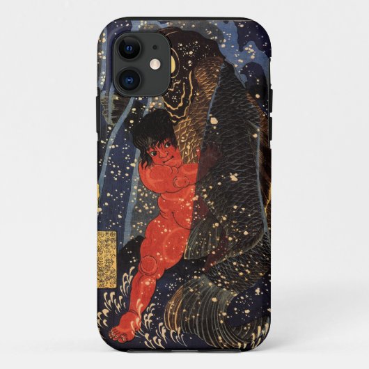 坂 田 巨 鯉, , ,  en , Kuniyoshi Case-Mate iPhone Case (Achterkant)