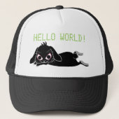 垂れ耳黒兎 TRUCKER PET (Voorkant)