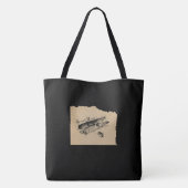墨絵_そら豆 TOTE BAG (Achterkant)