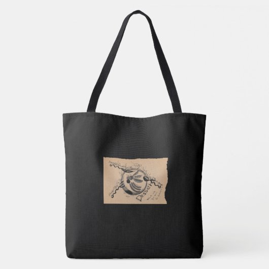 墨絵_デザート TOTE BAG (Achterkant)