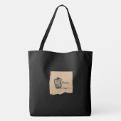 墨絵_ピーマン TOTE BAG (Achterkant)