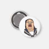 変顔している女子高生 MAGNEET (Voorkant / Achterkant)