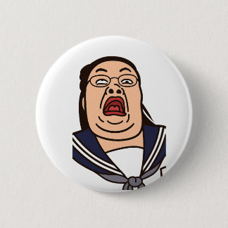 変顔している女子高生 RONDE BUTTON 5,7 CM