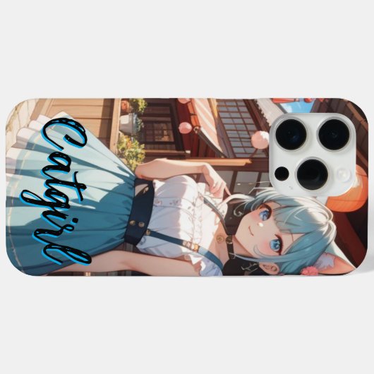 夏の猫耳少女 Case-Mate iPhone CASE (Achterkant (horizontaal))