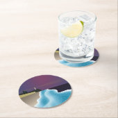 夜光虫 (エメラルドグリーンバージョン) RONDE KARTONNEN ONDERZETTER (Insitu)