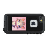 夢見る王冠と紫の瞳 LifeProof iPhone HOESJE (Achterkant (horizontaal))