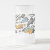 大型熱帯魚のフロストグラスマグカップ MATGLAS BIERPUL (Center)