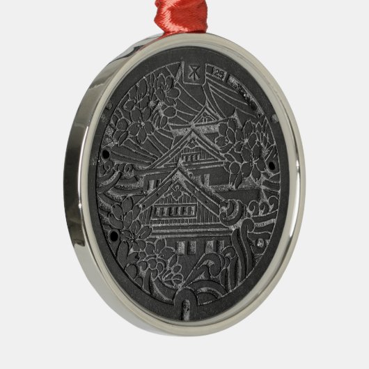 大阪市のマンホール METALEN ORNAMENT (Rechts)