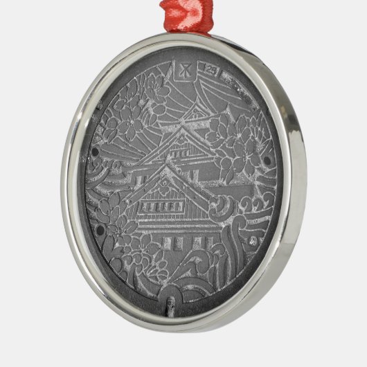 大阪市のマンホール METALEN ORNAMENT (Links)