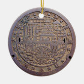 大阪市水道局排水栓のマンホール KERAMISCH ORNAMENT (Voorkant)