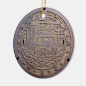 大阪市水道局排水栓のマンホール KERAMISCH ORNAMENT (Links)
