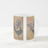 大鶏雌雄図 , Itoh Gyakucyu Matglas Koffiemok (Voorkant rechts)