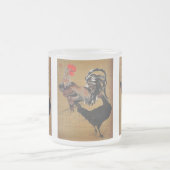 大鶏雌雄図 , Itoh Gyakucyu Matglas Koffiemok (Center)