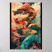 【大】龍彩の舞/Dance of Dragon Colors Poster (Voorkant)