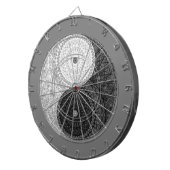 太極図 DARTBORD (Voorkant Rechts)