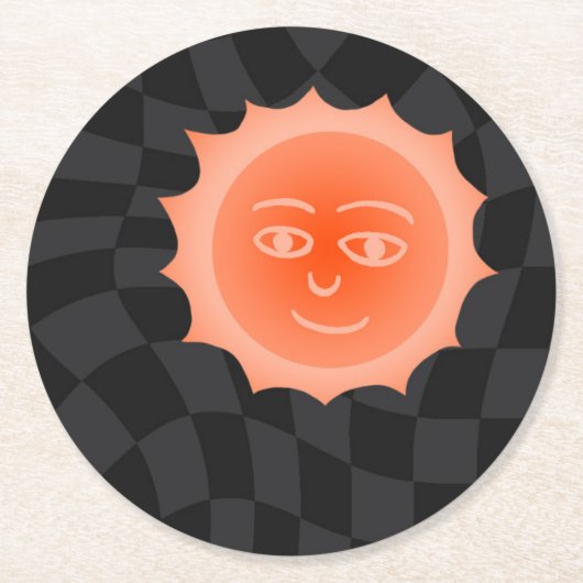 太陽さん RONDE KARTONNEN ONDERZETTER (Voorkant)