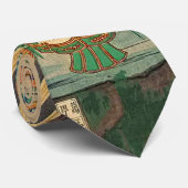 奇 師, 豊 Magiciër, Toyokuni, Ukiyo-e Stropdas (Opgerold)