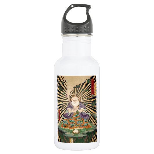 奇 師, 豊 Magiciër, Toyokuni, Ukiyo-e Waterfles (Voorkant)