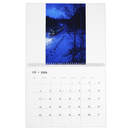 奥武鉄道2024 カレンダー KALENDER (Jan 2026)