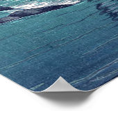 奥 瀬 秋, herfst bij Oirase, Hasui Kawase, Woodcut Poster (Hoek)