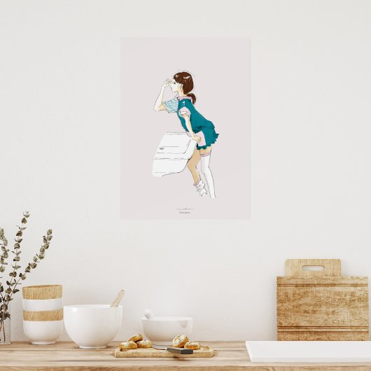 女の子の日常 POSTER (Keuken)