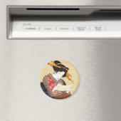 女, 国 貞 Woman, Kunisada, Ukiyo-e Magneet (Insitu (Vaatwasser))