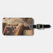 妖 怪, 国 Japanse Zombie, Kuniyoshi, Ukiyo-e Bagagelabel (Voorkant horizontaal)