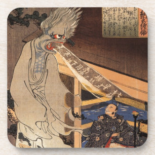 妖 怪, 国 Japanse Zombie, Kuniyoshi, Ukiyo-e Onderzetter