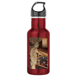 妖 怪, 国 Japanse Zombie, Kuniyoshi, Ukiyo-e Waterfles