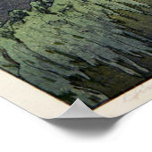 姫 城, Himeji Castle, Hiroshi Yoshida, Woodcut Poster (Hoek)