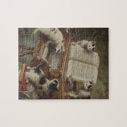 子猫とピアノ LEGPUZZEL (Horizontaal)