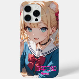 学校に通う猫耳娘 iPhone 15 PRO MAX HOESJE
