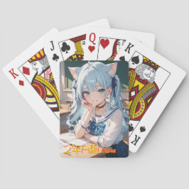 学校に通う猫耳娘 POKERKAARTEN