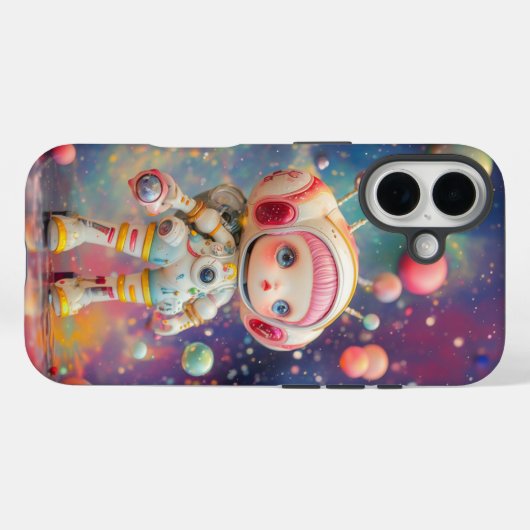 宇宙ちゃん Case-Mate iPhone CASE (Achterkant (horizontaal))