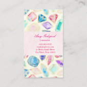 宝石のイラスト名刺 VISITEKAARTJE (Achterkant)