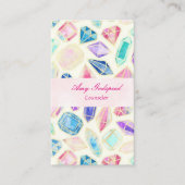 宝石のイラスト名刺 VISITEKAARTJE (Voorkant)